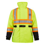 MUSTANG CLASSIC FLOTATION COAT XXL FLUORESCENT YELLOW GREEN