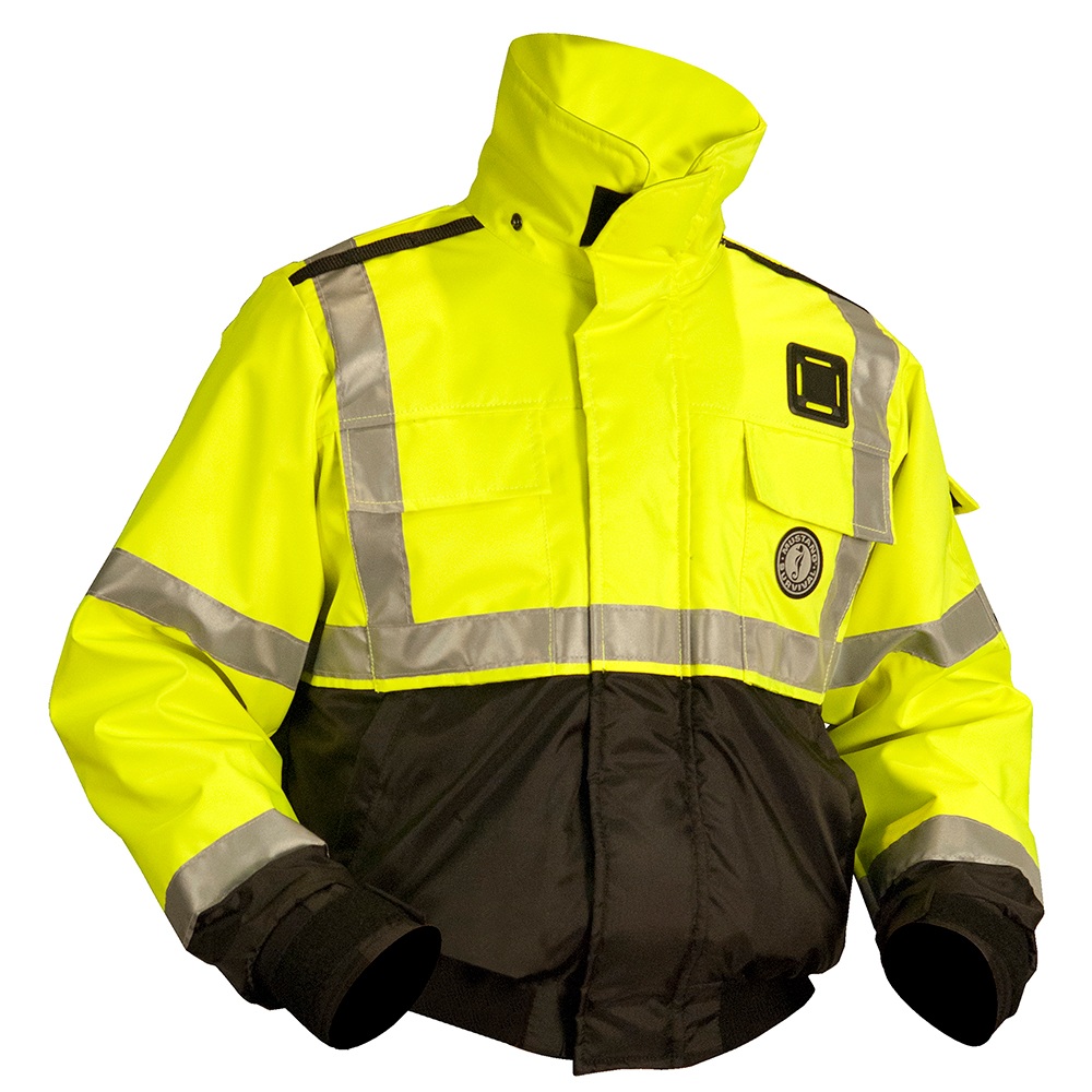 MUSTANG CLASSIC FLOTATION BOMBER JACKET ANSI HI-VIS XL