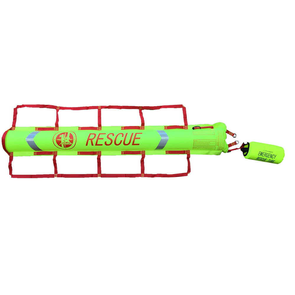 FIRST WATCH INFLATABLE RESCUE TUBE WITH 75' THROW BAG - Image 2