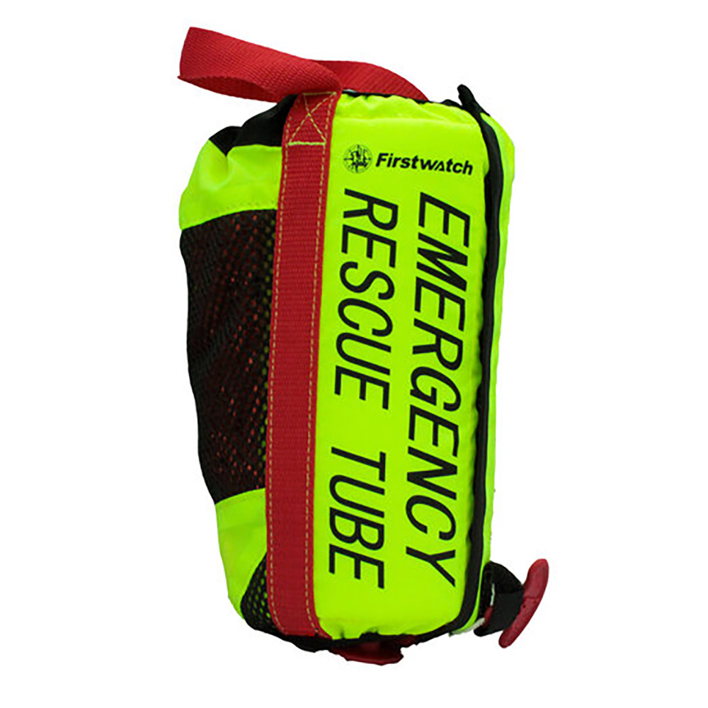 FIRST WATCH INFLATABLE RESCUE TUBE WITH 75' THROW BAG