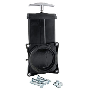 CAMCO 3" WASTE VALVE W/ METAL HANDLE