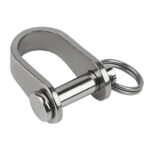 SCHAEFER STAMPED D SHACKLE 1/4"