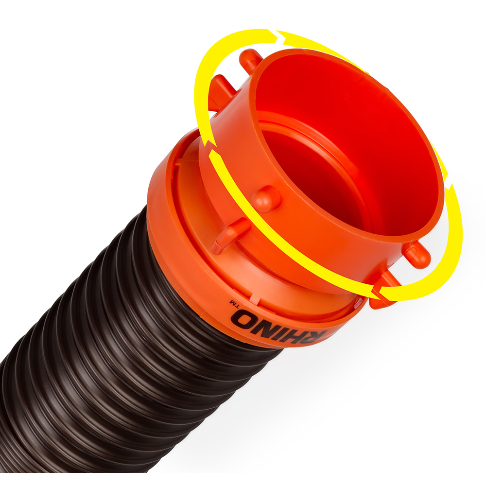 CAMCO RHINOFLEX 5' SEWER HOSE EXTENSION W/ SWIVEL - Image 2