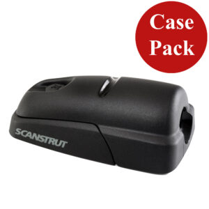 SCANSTRUT BLACK HORIZONTAL DECK SEAL CONNECTOR FOR CABLES