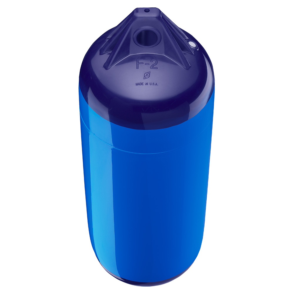 POLYFORM F-2 TWIN EYE FENDER 8.2" X 25" BLUE - Image 2