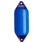 POLYFORM F-5 TWIN EYE FENDER 11" X 30" BLUE