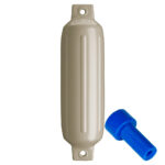 POLYFORM G-2 TWIN EYE FENDER 4.5" X 15.5" SAND