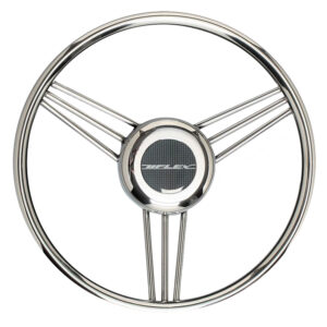 UFLEX V27 13.8" STEERING WHEEL SS GRIP AND SPOKES