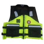 FIRST WATCH AV-5001 MESH CREW VEST HI-VIS YELLOW S/M