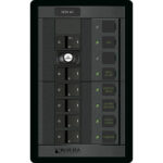 BLUE SEA 1503 360 PANEL 120V 30A ELCI PLUS 5 FLAT ROCKERS