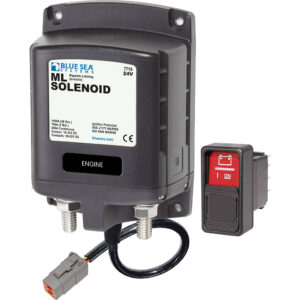 BLUE SEA 7719100 SOLENOID ML 24V WITH DEUTSCH CONNECTOR