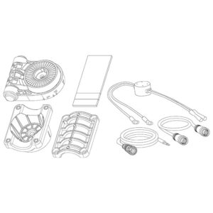 HUMMINBIRD MEGA LIVE OPEN WATER TRANSOM MNT ADAPTER KIT