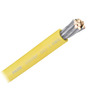 PACER YELLOW 2 AWG BATTERY  CABLE SOLD BY THE FOOT