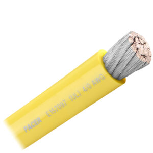 PACER YELLOW 4/0 AWG BATTERY CABLE SOLD BY THE FOOT