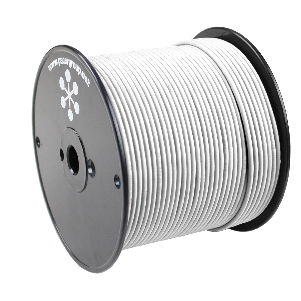 PACER WHITE 500' 8 AWG PRIMARY WIRE