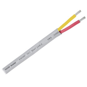 PACER SAFETY DUPLEX ROUND  CABLE 100' 16/2 RED, YELLOW