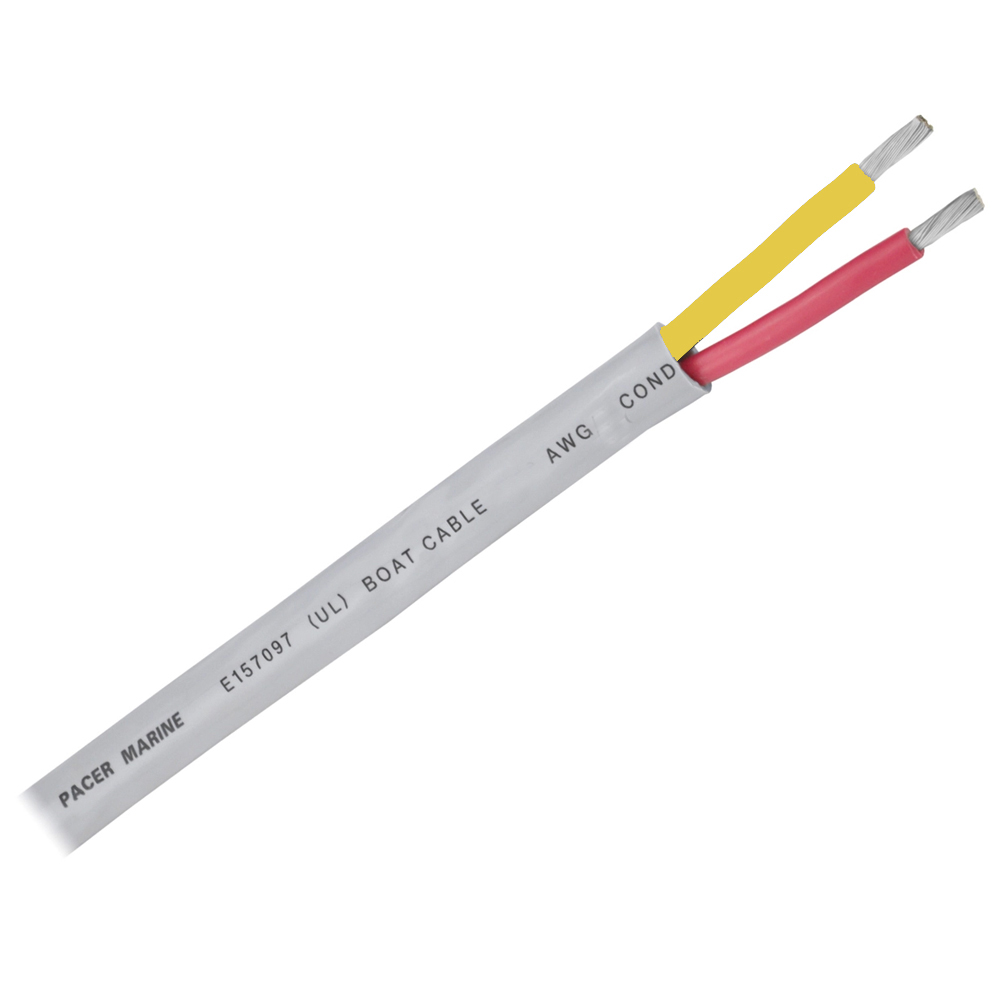 PACER SAFETY DUPLEX ROUND CABLE 500' 16/2 RED, YELLOW