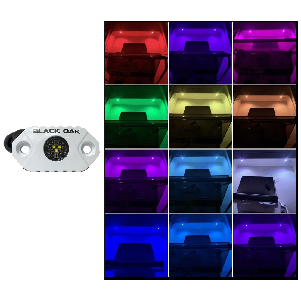 BLACK OAK MARINE ACCENT LIGHT RGB LED WHITE