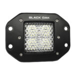 BLACK OAK 2" FLUSH FLOOD 10W CREE BLACK