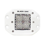 BLACK OAK 2" FLUSH MARINE  DIFFUSED POD 10W CREE WHITE