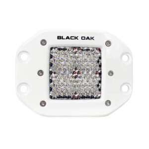 BLACK OAK 2" FLUSH MARINE  DIFFUSED POD 10W CREE WHITE