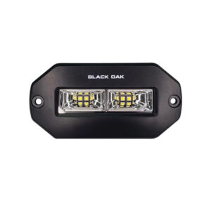 BLACK OAK 4" FLUSH MOUNT SPREADER SCENE BLACK