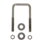 CE SMITH U BOLT 7/16 X 3-1/8 X 3 WITH WASHERS AND NUTS SQUARE