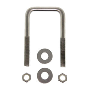 CE SMITH U BOLT 7/16 X 3-1/8 X 3 WITH WASHERS AND NUTS SQUARE
