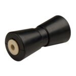 CE SMITH KEEL ROLLER 8" - 5/8" BLACK WITH BUSHING WHITE PRESS