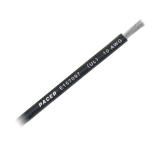 PACER BLACK 10 AWG PRIMARY  WIRE SOLD BY THE FOOT