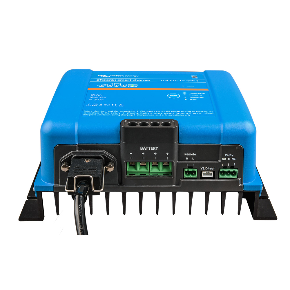 VICTRON PHOENIX SMART IP43 CHARGER 12/30 (3) 120-240VAC - Image 2
