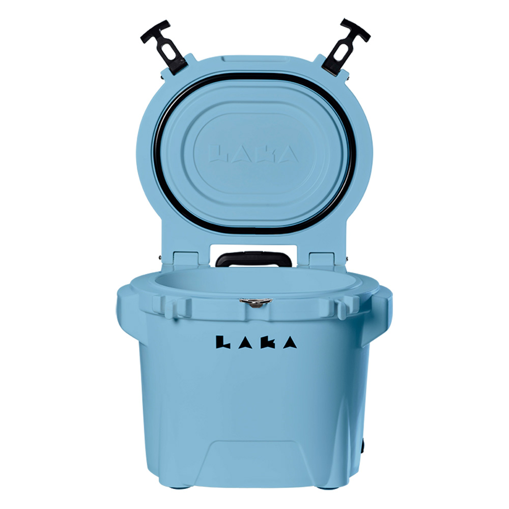 LAKA COOLERS 30 QT COOLER W/ TELESCOPING HANDLE & WHEELS