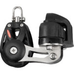 RONSTAN SERIES 40 ORBIT SINGLE BB BLOCK W/ CLEAT AND SWIVEL