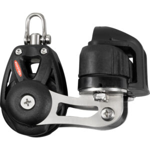 RONSTAN SERIES 40 ORBIT SINGLE BB BLOCK W/ CLEAT AND SWIVEL