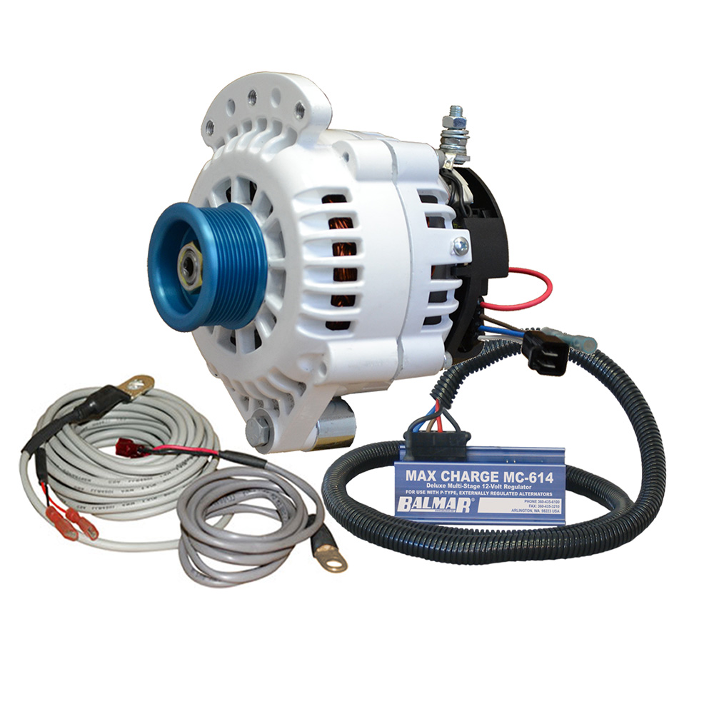 BALMAR ALTERNATOR 100 AMP KIT 12 VOLT 1-2" SINGLE FOOT