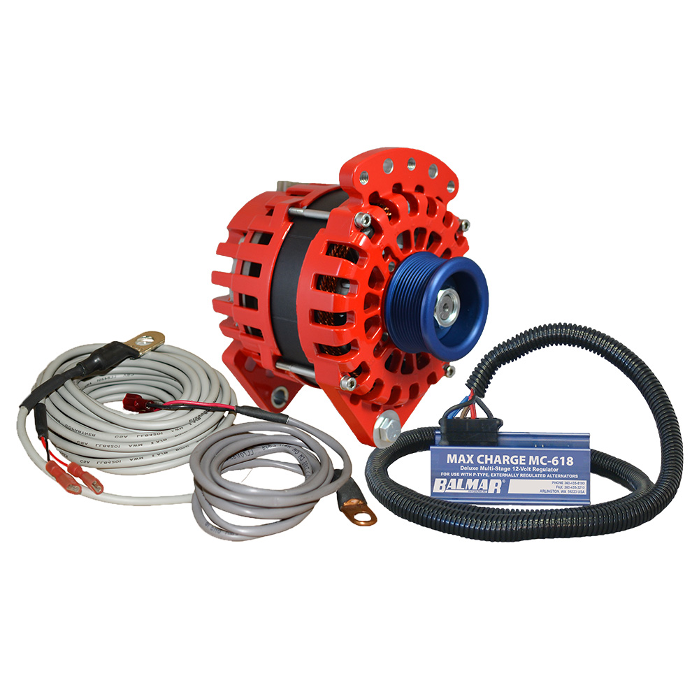 BALMAR ALTERNATOR 170 AMP KIT 12 VOLT 3.15" DUAL FOOT SADDLE