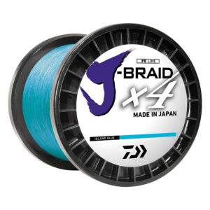 DAIWA J-BRAID X4 BRAIDED LINE ISLAND BLUE 30LB 300YDS