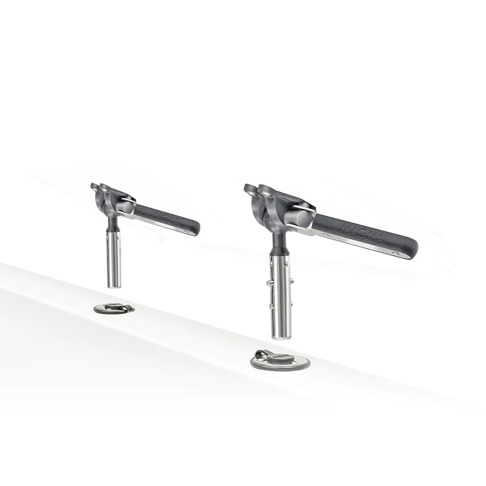 MAGMA MOUNT, DUAL FLUSH DECK SOCKET W/ADJUSTABLE LEVELOCK, - Image 2