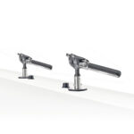 MAGMA MOUNT, DUAL FLUSH DECK SOCKET W/ADJUSTABLE LEVELOCK,