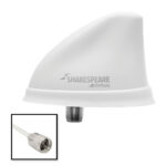 SHAKSPEARE DORSAL ANTENNA  WHITE LOW PROFILE 26FT RG-58