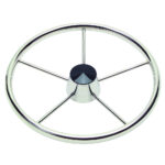 SCHMITT MARINE 170 DESTROYER 5-SPOKE 13.5" SS 3/4" TAPERED