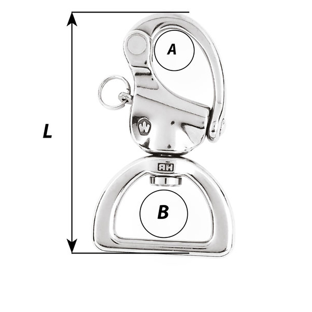 WICHARD 3 1/8 WEB SNAP SHACKLE - Image 2