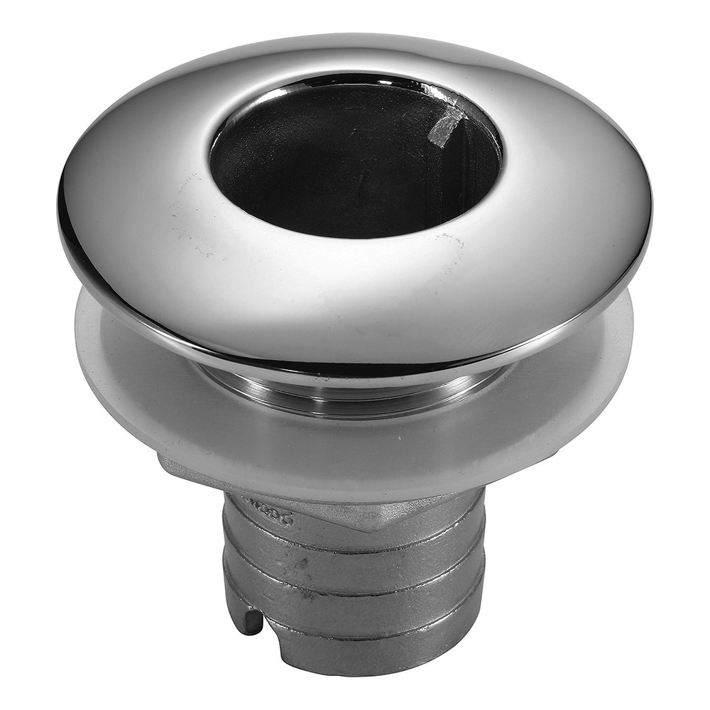 ATTWOOD SS THRU-HULL 1 1/4" ID SHORT STRAIGHT BARBED