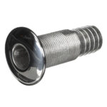 ATTWOOD SS THRU-HULL 1 1/4" ID STANDARD STRAIGHT BARBED