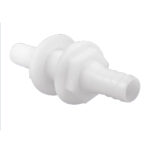 ATTWOOD DOUBLE ENDED THRU-HULL CONNECTOR 3/4" WHITE PLASTIC