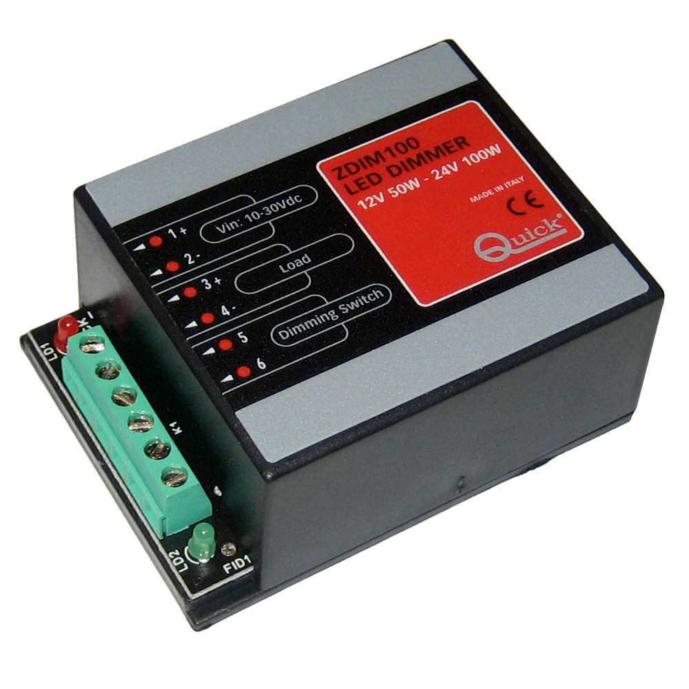QUICK ZDIM100 LED DIMMER FOR 10-30V DC UP TO 50W ON 12V