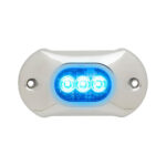 ATTWOOD LIGHTARMOR HPX UNDERWATER LIGHT 3 LED BLUE