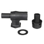 ATTWOOD 90 DEGREE P-TRAP FUEL VENT BLACK WITH BLACK VENT