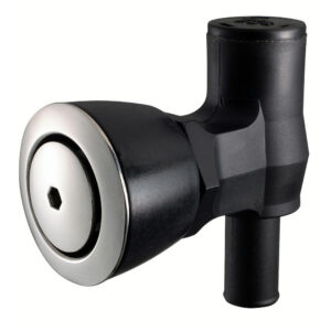 ATTWOOD 90 DEGREE P-TRAP FUEL VENT FLUSH MOUNT BLACK WITH