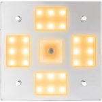 SEA-DOG SQUARE LED MIRROR LIGHT TOUCH ON/OFF/DIM